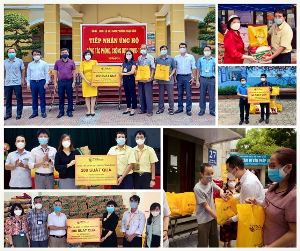 CBNV T&T Group trao tặng 3000 suất quà cho người dân Hà Nội gặp khó khăn do Covid - 19